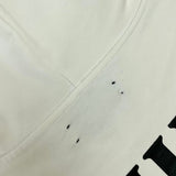 Close-up of Amiri hoodie craftsmanship