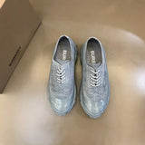 Burberry Nude Low-Top Sneakers - Side Profile View