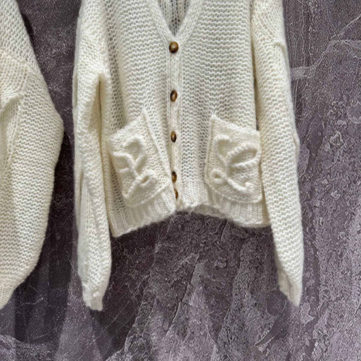 Sweaters- Loew Cardigan Luxury Designer Knit Sweater