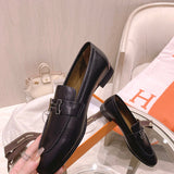 Hermes shoes Style 261 - interior and comfort detail (alternate angle)