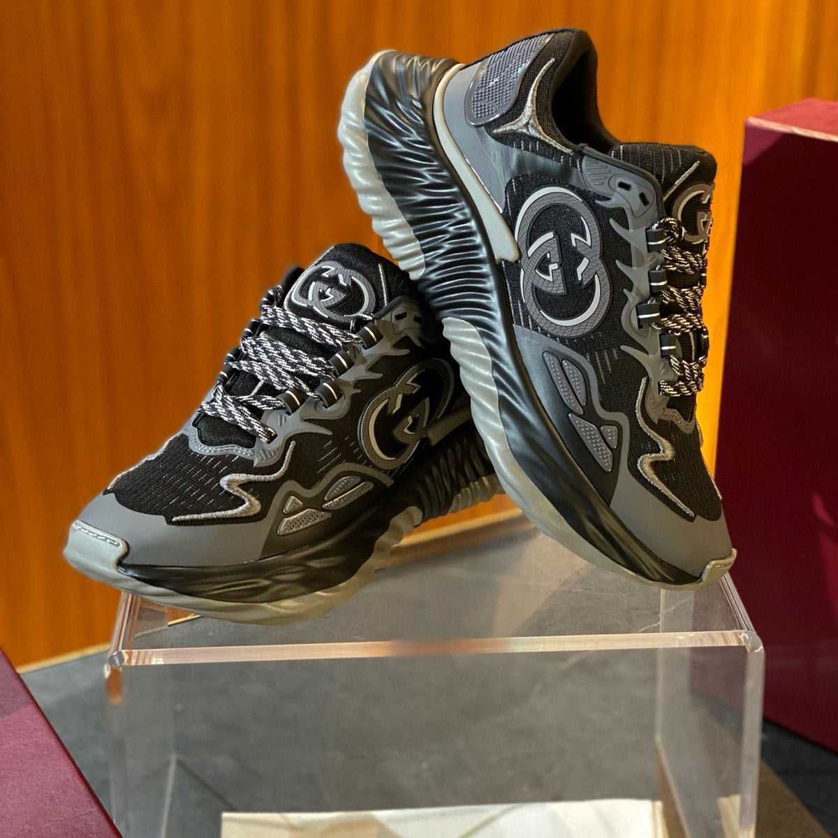 Gucci Shoes- Gucci Ripple Sneakers Premium Designer Casual Shoes