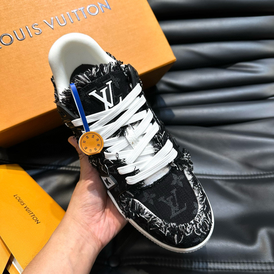 Louis Vuitton Shoes- Louis Vuitton Lou Trainers Premium Designer Casual Shoes