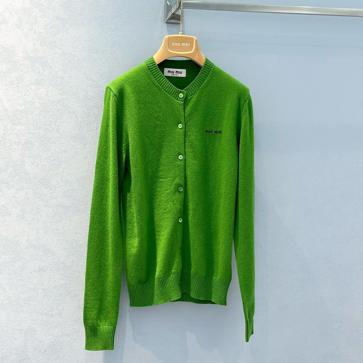 Sweaters- Miu M Cardigan Luxury Designer Knit Sweater