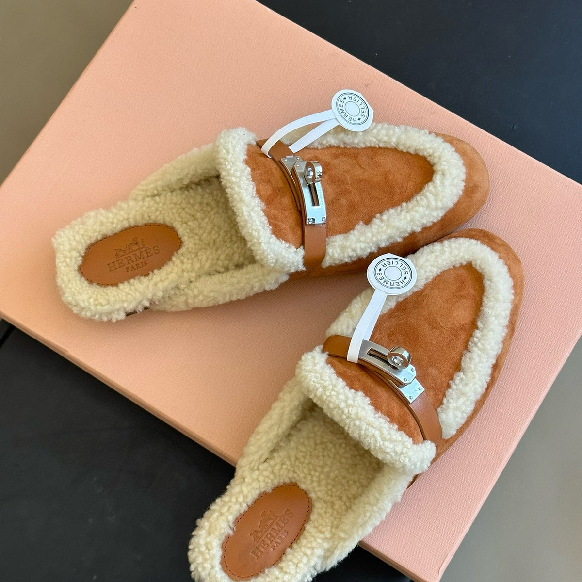 Accessories- Herm Kelly Mules Luxury Designer Fashion Accessory