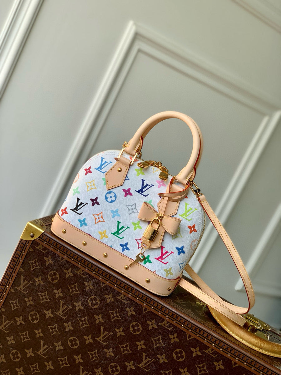 Louis Vuitton Bags- Louis Vuitton Lou x Murakami Alma Bag Elegant Everyday Designer Handbag