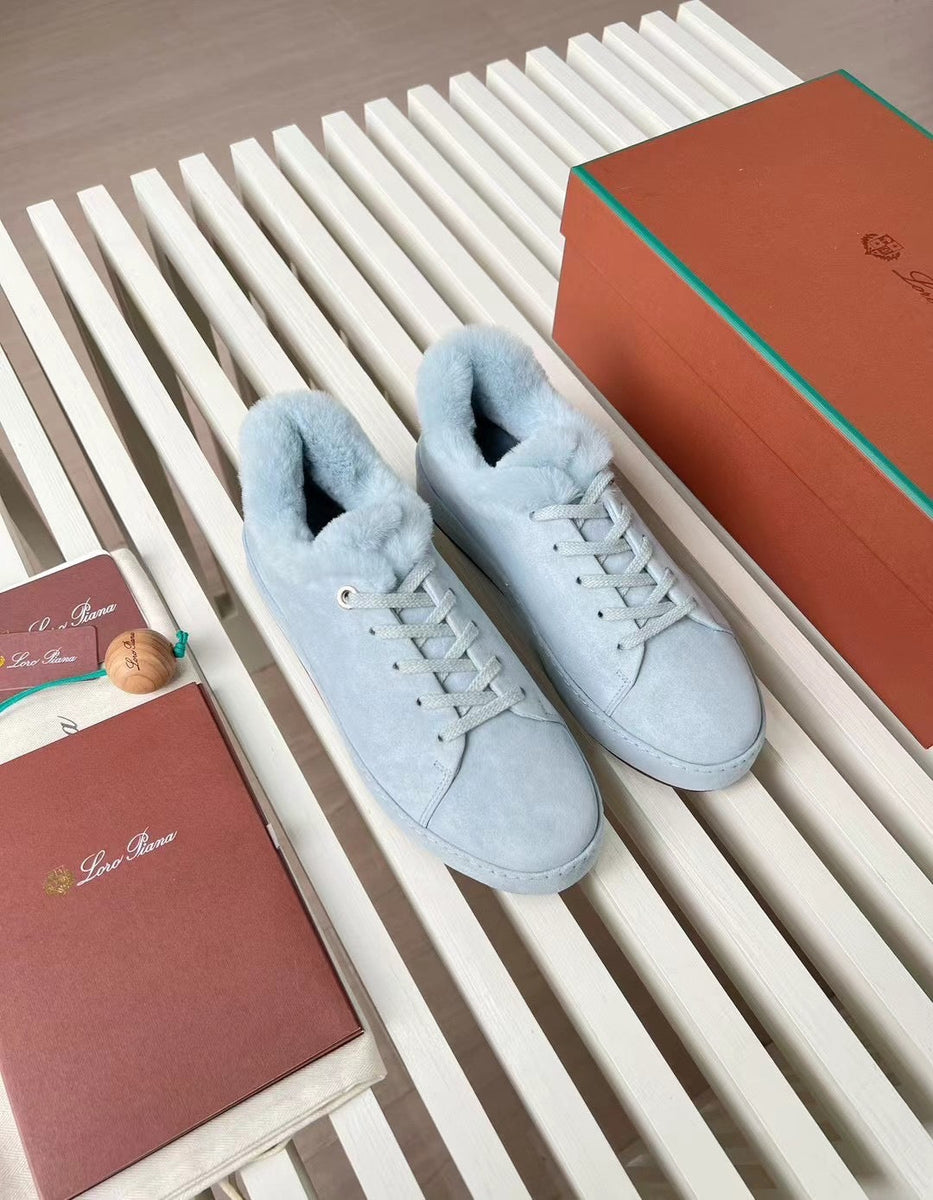 Shoes- Loro P Fur Nuages Sneakers Comfortable Everyday Designer Shoes