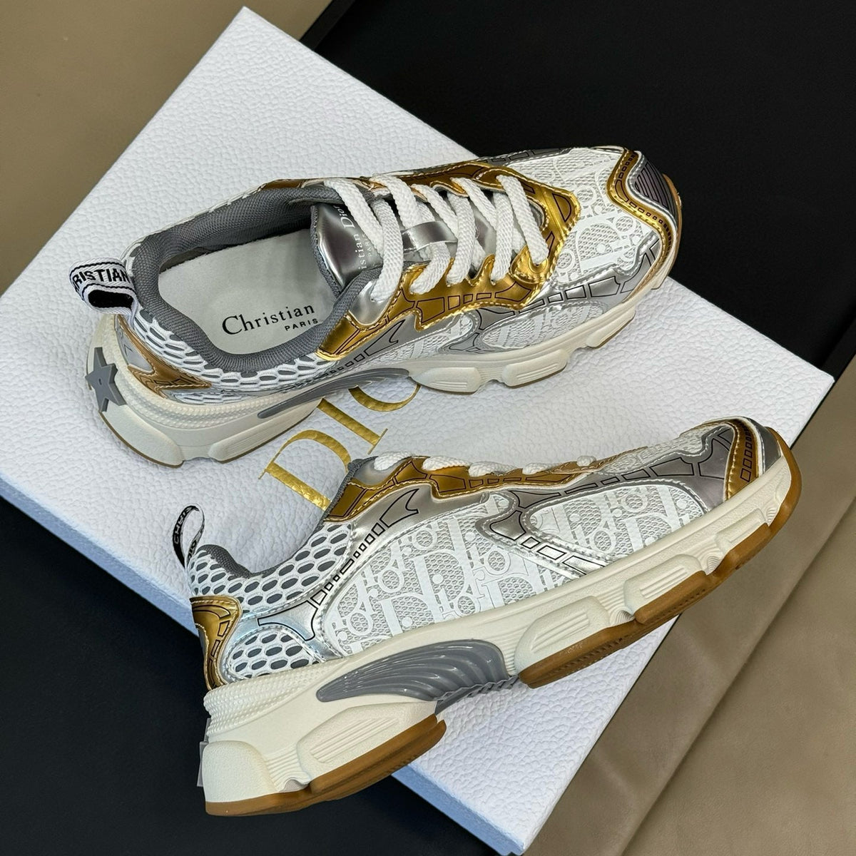 Dior Shoes- Dior Chrono Sneaker Premium Designer Casual Shoes