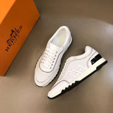 Hermès White Slip-On Sneakers - Sole Detail View