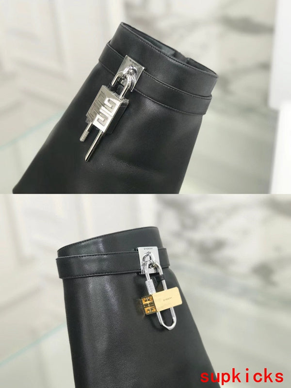 Givenchy Nude Ankle Strap Heels - Angled View