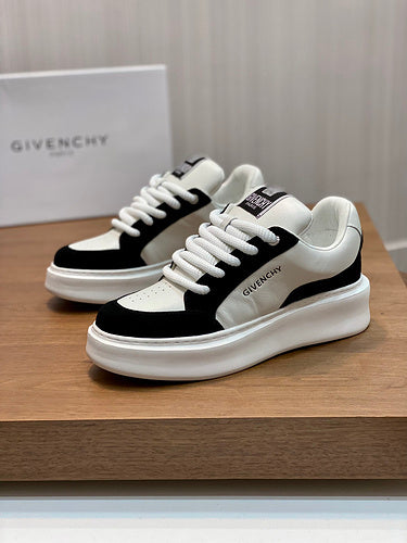 Givenchy Burgundy Pointed-Toe Flats - Full Silhouette View