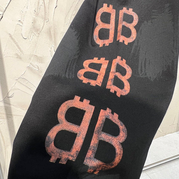 Close-up of Balenciaga designer clothing craftsmanship