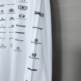 Close-up of Balenciaga designer clothing craftsmanship