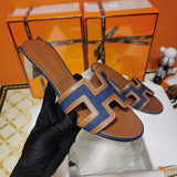 Hermes sandals Style 053 - texture and material detail