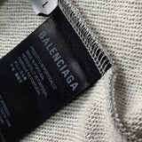 Close-up of Balenciaga designer clothing craftsmanship