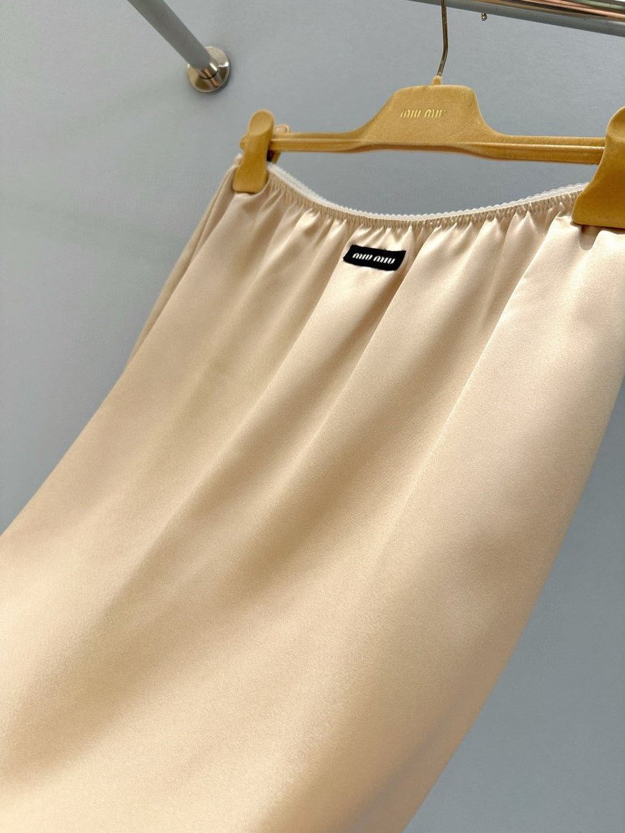 Skirts- Miu M Skirt Elegant Designer Casual Skirt