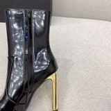 Saint Laurent luxury shoes detail shot