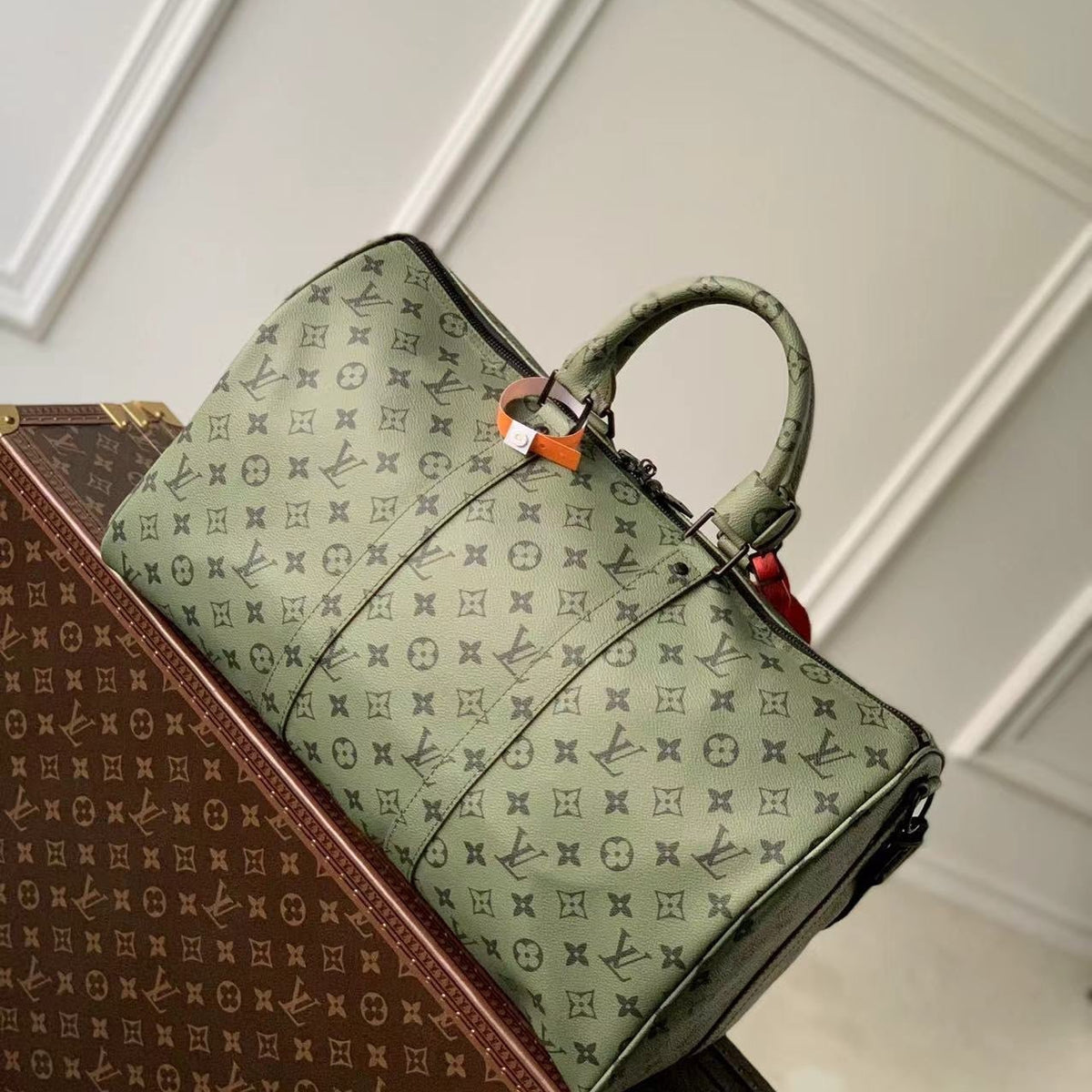 Louis Vuitton Bags- Louis Vuitton Lou Keepall 45 Bag Luxury Designer Leather Handbag