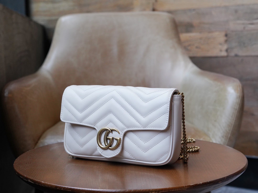 Gucci Bags- Gucci Marmont Mini Bag Luxury Designer Leather Handbag
