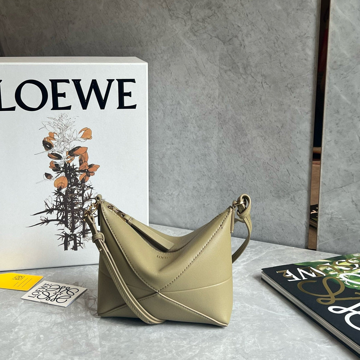 Bags- Loew Puzzle Fold Pouch Elegant Everyday Designer Handbag