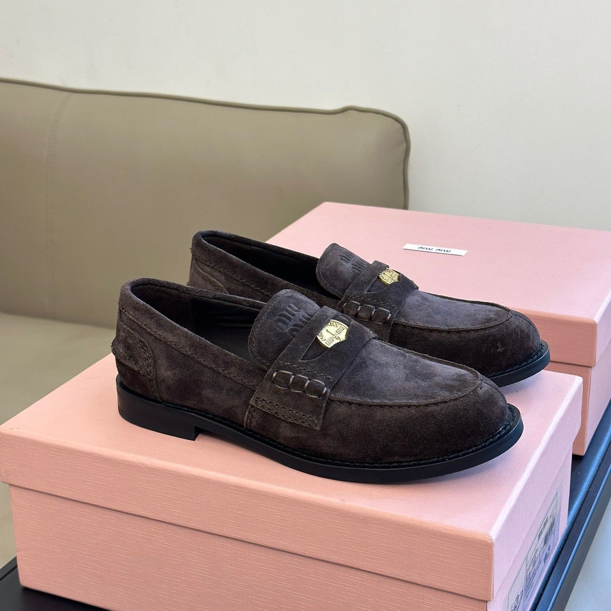 Shoes- Miu M Loafers Comfortable Everyday Designer Shoes