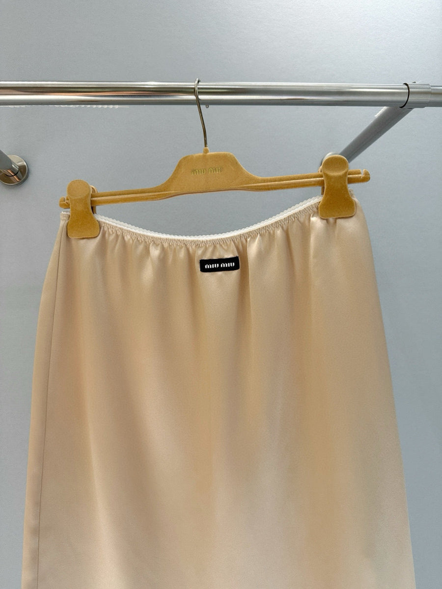 Skirts- Miu M Skirt Elegant Designer Casual Skirt