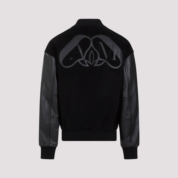 Alexander McQueen Jackets? Alexander Mcqueen Calf Leather Jacket Men Stylish Everyday Designer Outerwear