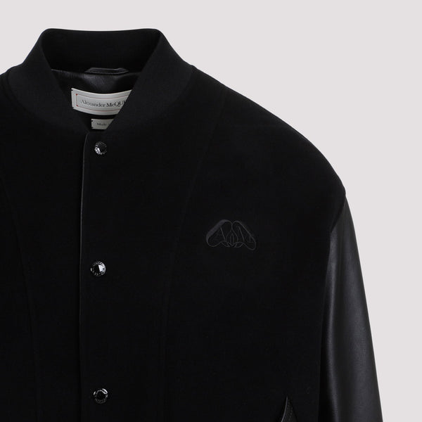 Alexander McQueen Jackets? Alexander Mcqueen Calf Leather Jacket Men Stylish Everyday Designer Outerwear