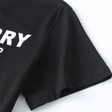 Close-up of Burberry t-shirt craftsmanship