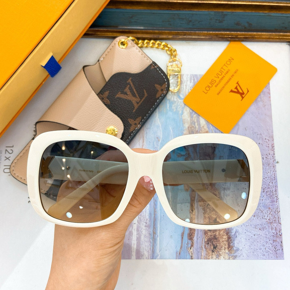 Louis Vuitton Sunglasses- Louis Vuitton Lou Sunglasses Premium Fashion Designer Sunglasses