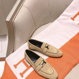 Hermes shoes Style 261 - close-up of elevated everyday design (alternate angle)