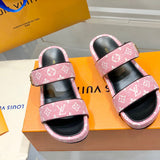 Louis Vuitton shoes Style 370 - back heel detail