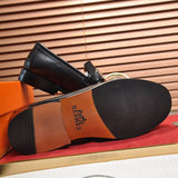 Hermès Camel High-Top Sneakers - Sole Detail View