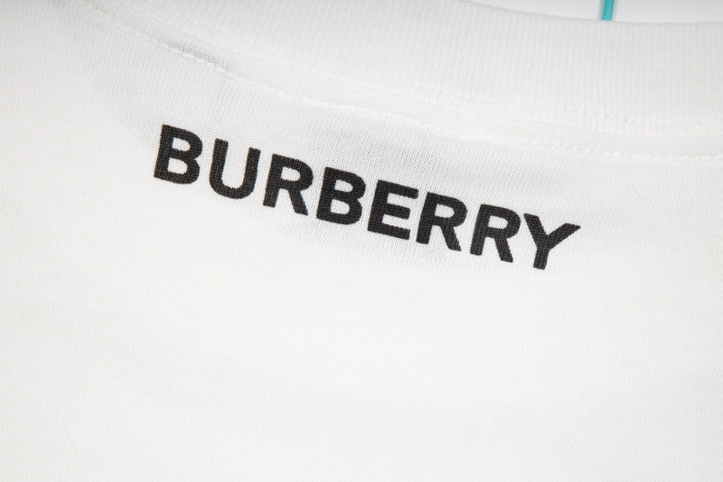Burberry luxury t-shirt detail shot