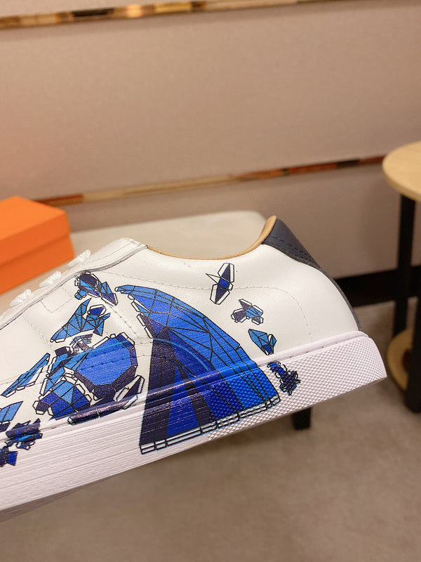 Hermes shoes Style 188 - top view showing design