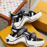 Close-up of Louis Vuitton shoes craftsmanship