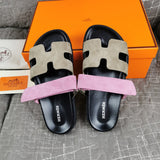 Hermes sandals Style 113 - styled lifestyle view