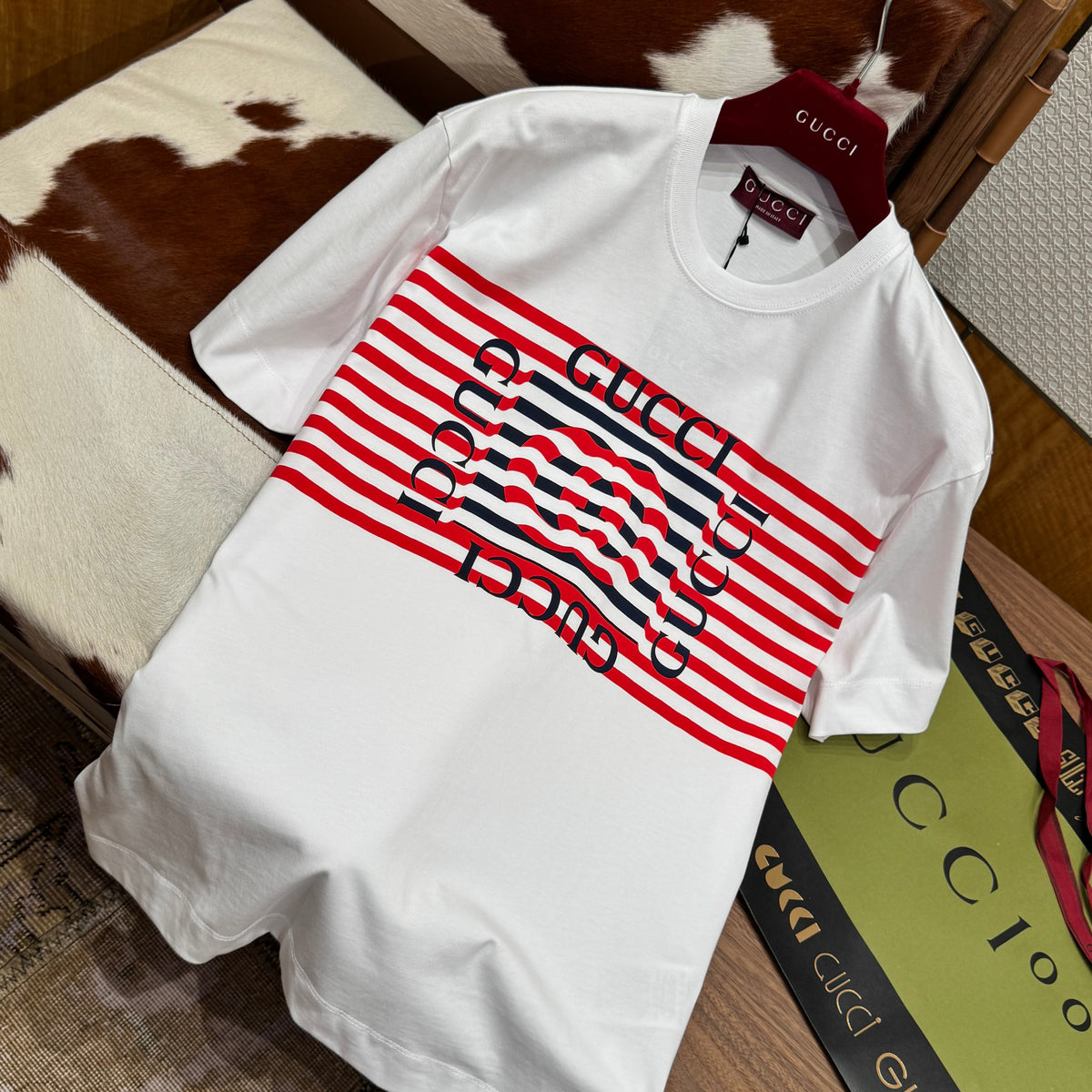 Gucci T-Shirts- Gucci T-shirt Premium Designer Cotton T-Shirt