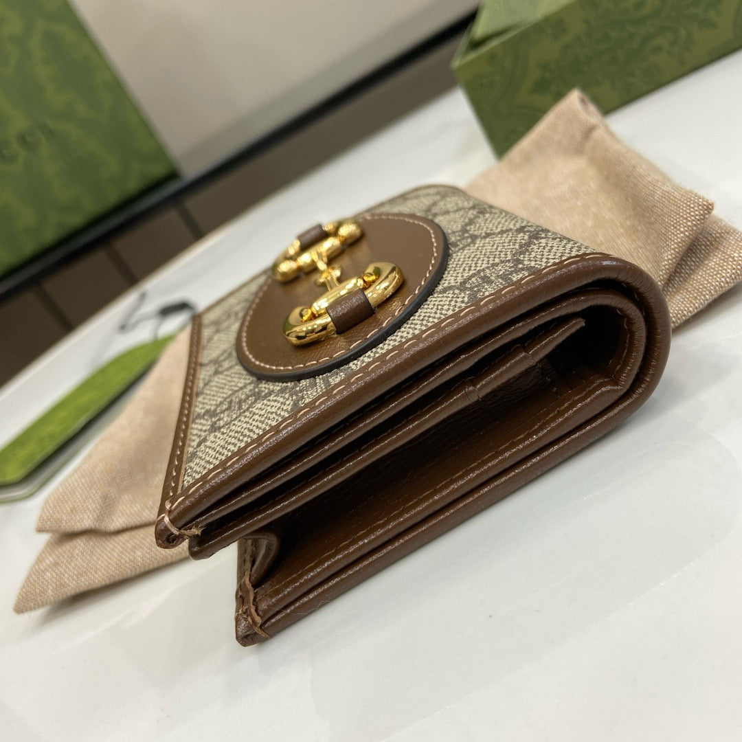 Gucci Wallets- Gucci Horsebit 1955 Card Wallet Nd Compact Luxury Card Wallet