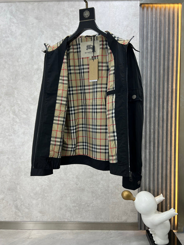 Close-up of Burberry designer clothing craftsmanship