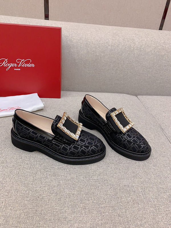 Roger Vivier luxury shoes detail shot