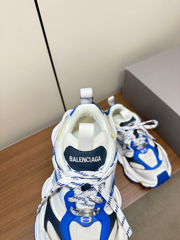 Balenciaga Beige High-Top Sneakers - Side Profile View