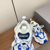 Balenciaga Beige High-Top Sneakers - Side Profile View