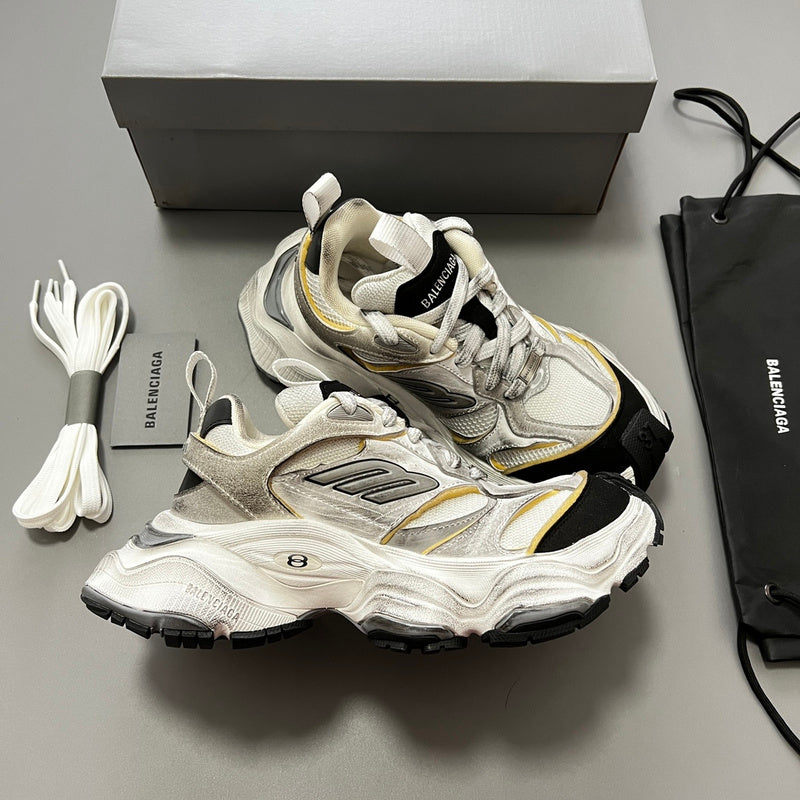 Balenciaga shoes Style 028 - front view, classic monogram styling