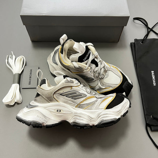 Balenciaga shoes Style 028 - front view, classic monogram styling