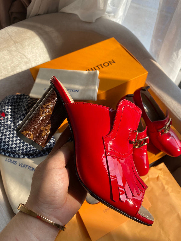 Louis Vuitton designer shoes full view