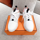 Hermès Nude Slip-On Sneakers - Side Profile View