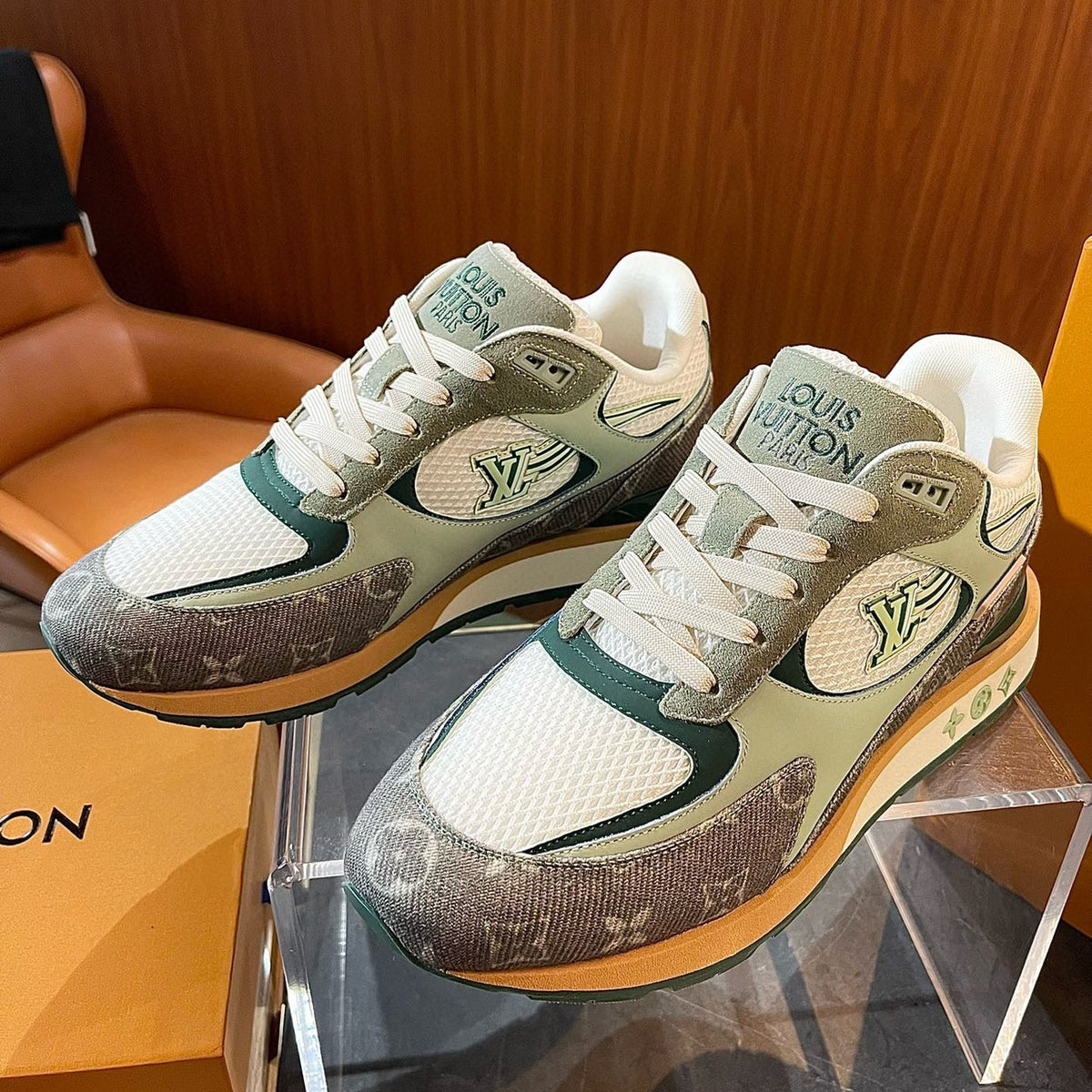 Louis Vuitton Shoes- Louis Vuitton Lou Trainers Comfortable Everyday Designer Shoes