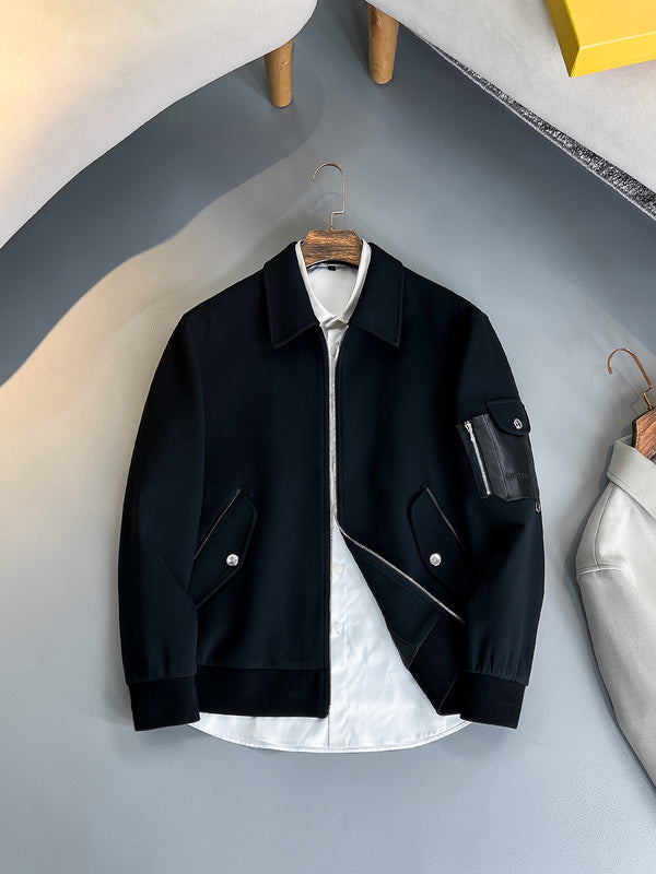 Close-up of Burberry designer clothing craftsmanship