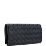 Close-up of Bottega Veneta wallets hardware and fine stitching
