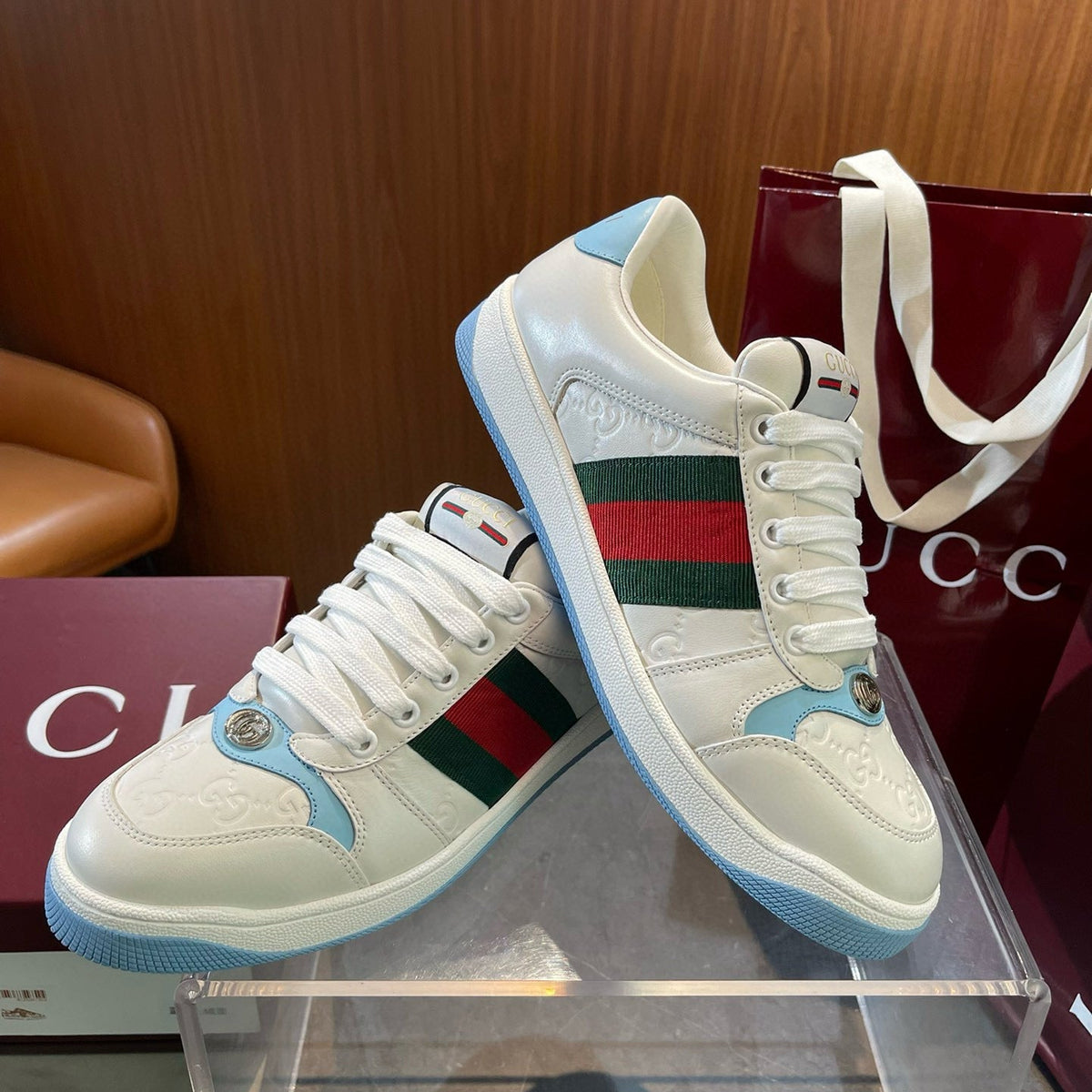 Gucci Shoes- Gucci Screener Trainers Comfortable Everyday Designer Shoes
